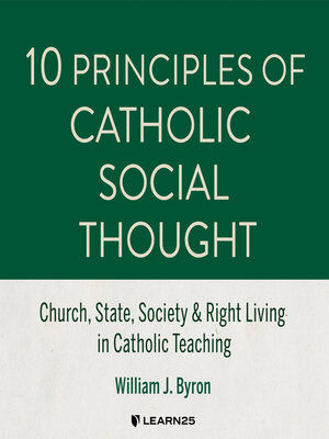 cover image of 10 Principles of Catholic Social Thought